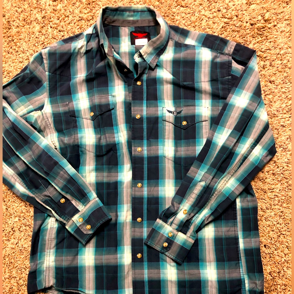 Mens Wrangler Relentless Pearl Snap